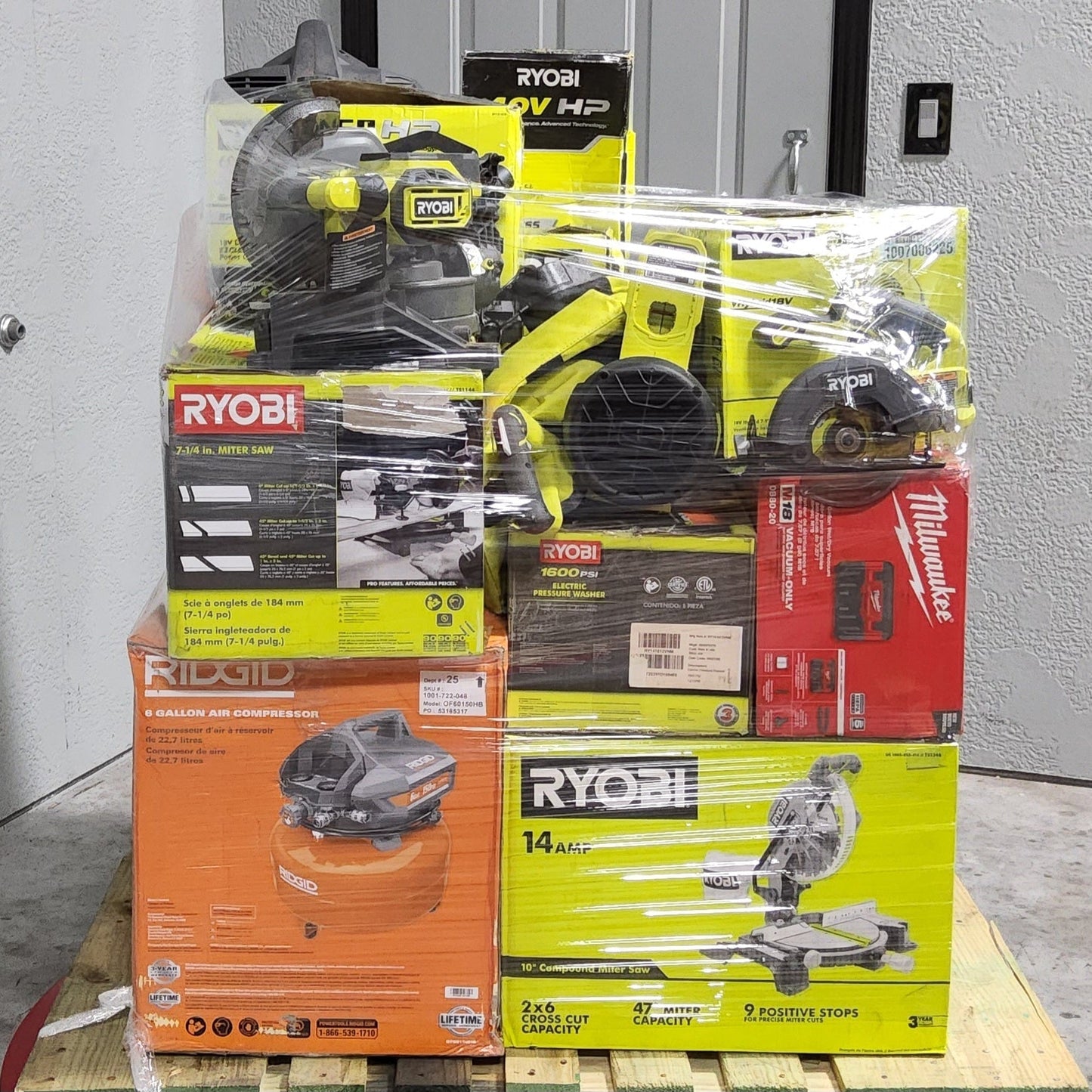 💥Stock is running low!!💥 MIXED TOOLS PALLET – LOT ID: 241005 – Untested Customer Return