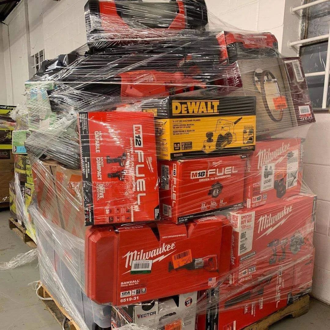 💥Stock is running low!!💥 MIXED TOOLS PALLET – LOT ID: 241005 – Untested Customer Return