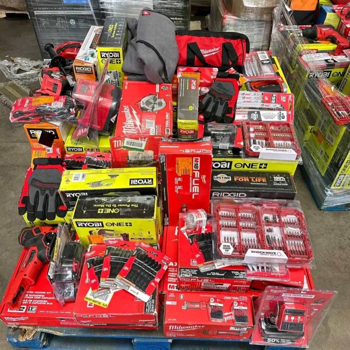 💥Stock is running low!!💥 MIXED TOOLS PALLET – LOT ID: 241005 – Untested Customer Return