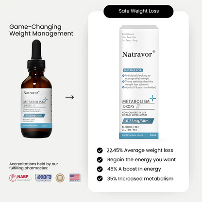 🔥ÚLTIMO DÍA: 50% DE DESCUENTO: Natravor® Gotas de Vitamina para Impulsar el Metabolismo