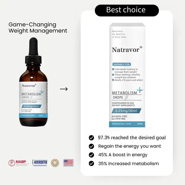 ⭐LAST DAY: 50% OFF: Natravor® Healthy Metabolism Vitamin Drops
